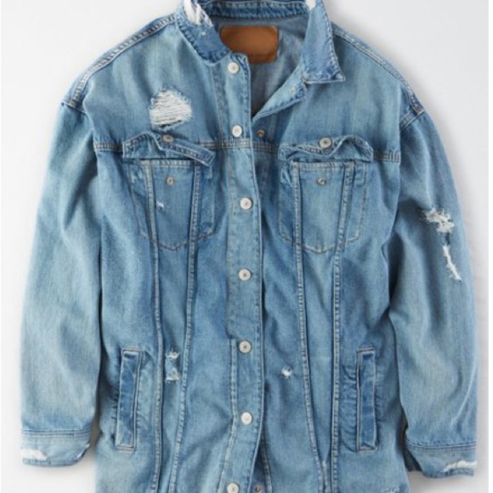 american eagle boyfriend fit jean jacket